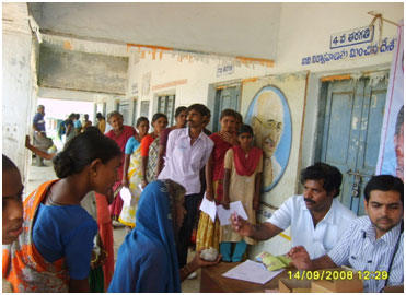 auroh-homeopathy-social-responsibility-free-camp-at-mahabubnagar-district